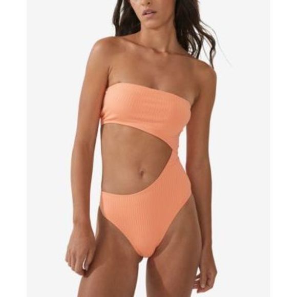 Cotton ON Other - NWT Cotton ON Strapless Cutout Brazillian Cantaloupe Crush